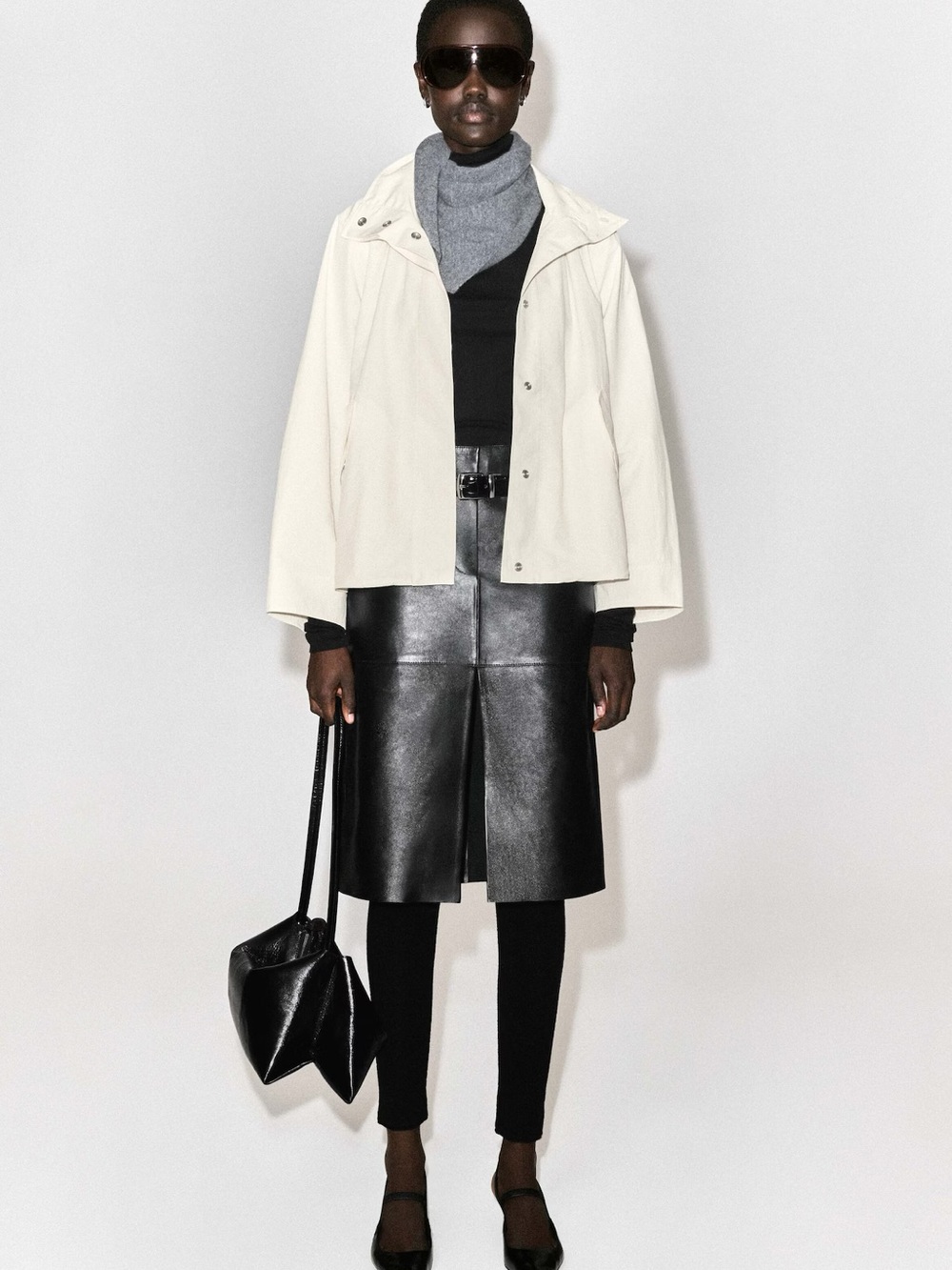 NWT (size L) COS NYLON MOCK-NECK JACKET